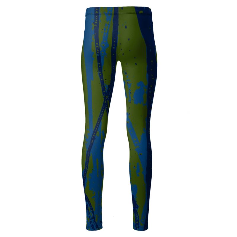 LEGENDARY High-Waisted Leggings - Esther Green/Blue