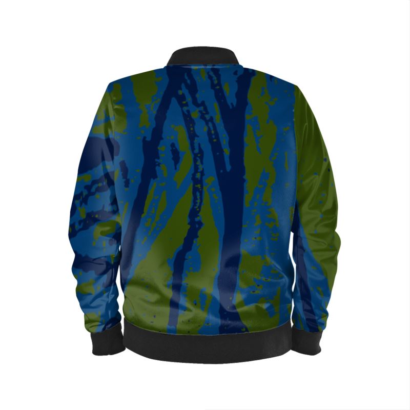 Bang On Bomber Jacket - Esther blue/green