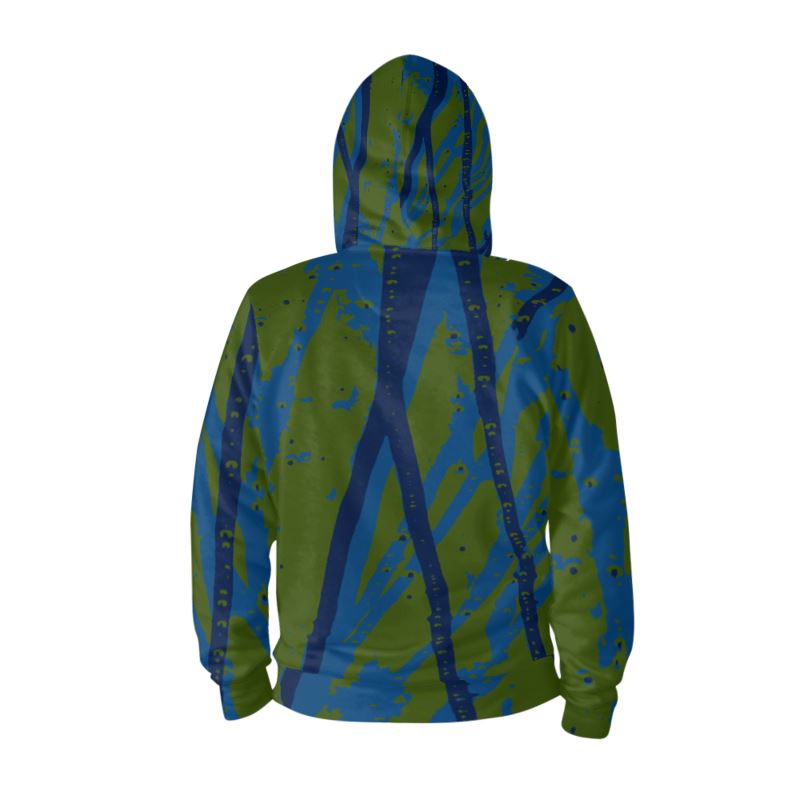 HAPPY Unisex Hoodie Top - Esther Blue/Green